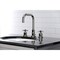 Kingston Brass FSC8939ZX Millennium Widespread Bathroom Faucet W/ Brass Pop-Up, Nickel FSC8939ZX - alternate 6